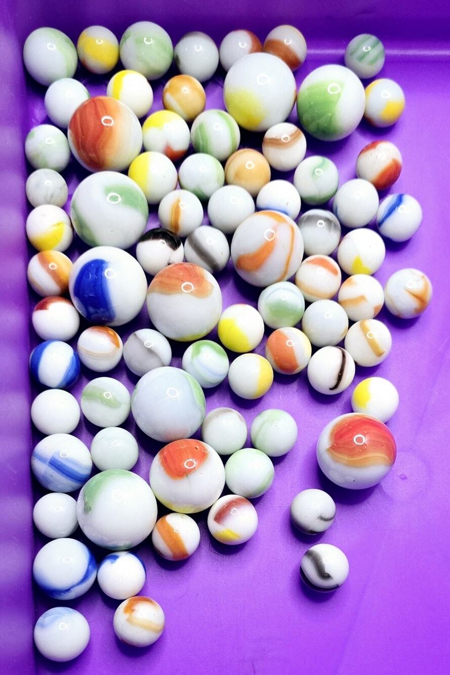 UV Reactive 75 Marbles Multiple Size (See Pictures)